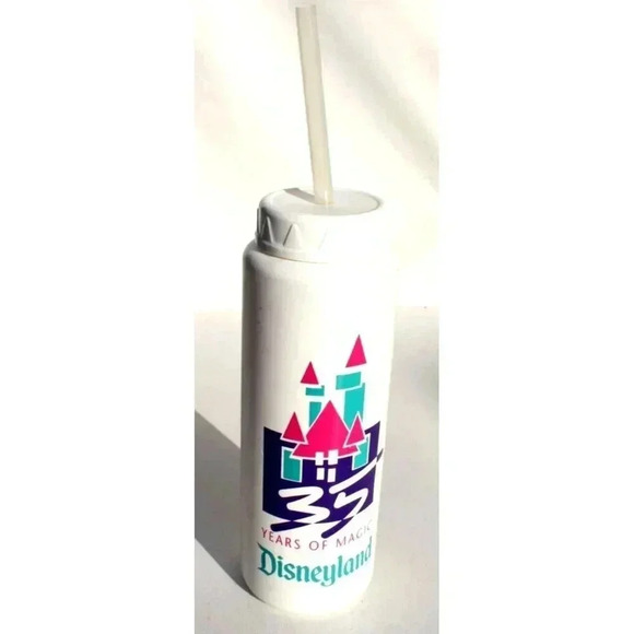 Vintage Walt Disney 35 Years Of Magic Disneyland Water Bottle - Picture 1 of 2
